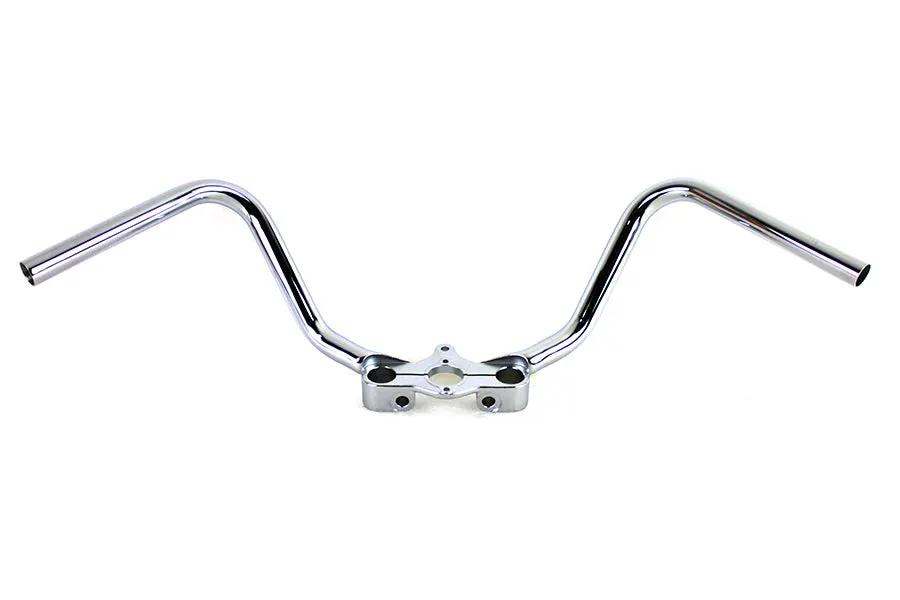 V-Twin WR Hillclimber Spring Fork Inline Handlebar Chrome for Harley Davidson EL Models by V-Twin