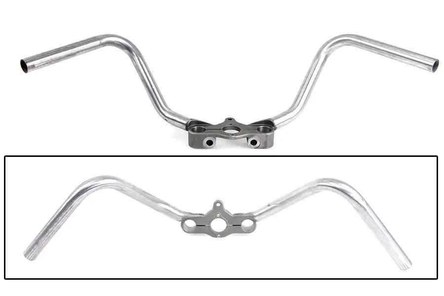 V-Twin WR Hillclimber Spring Fork Inline Handlebar Raw for Harley Davidson EL 1936-1945 by V-Twin