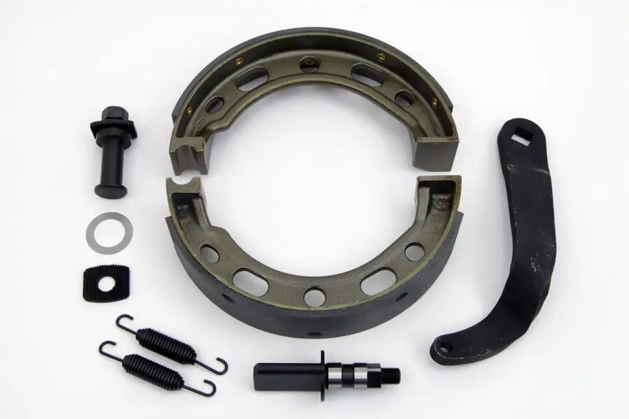 V-Twin Rear Brake Shoe Kit for Harley Davidson W Models - Part 49-1240 by V-Twin