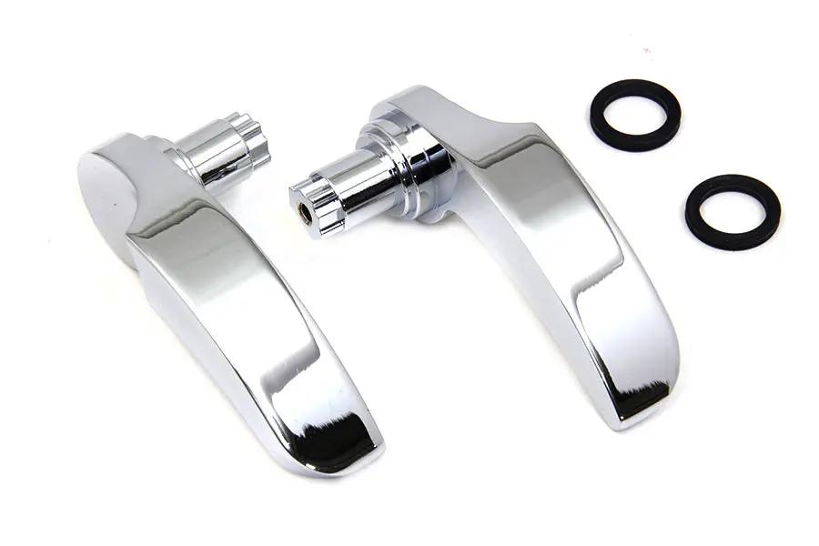 V-Twin Chrome Saddlebag Handle Kit for Harley Davidson FLT (2014-2023) by V-Twin