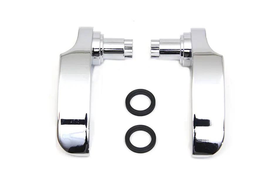 V-Twin Chrome Saddlebag Handle Kit for Harley Davidson FLT (2014-2023) by V-Twin