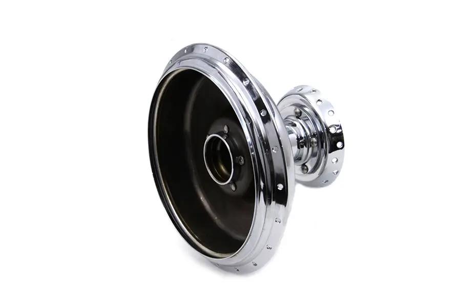 V-Twin Front Wheel Hub and Brake Drum Chrome for Harley Davidson WL 1941-1950 by V-Twin