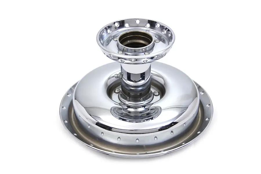 V-Twin Front Wheel Hub and Brake Drum Chrome for Harley Davidson WL 1941-1950 by V-Twin