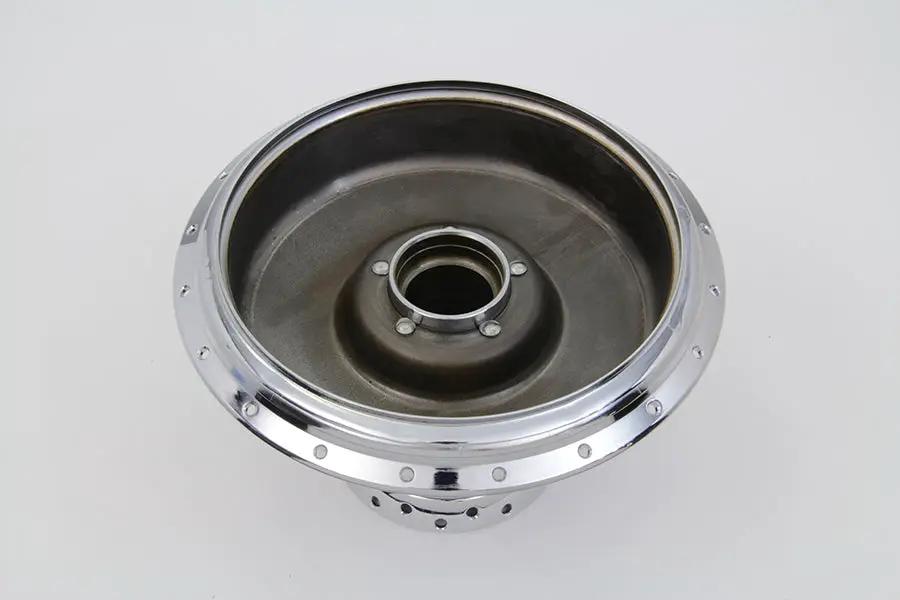 V-Twin Front Wheel Hub and Brake Drum Chrome for Harley Davidson WL 1941-1950 by V-Twin