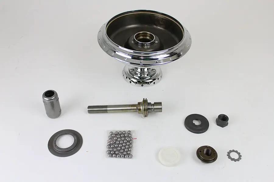 V-Twin 45 Inch W Front Wheel Hub Assembly Chrome for Harley Davidson WL Models by V-Twin