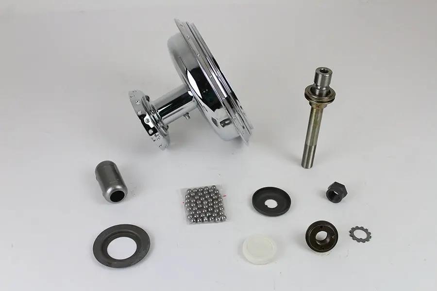 V-Twin 45 Inch W Front Wheel Hub Assembly Chrome for Harley Davidson WL Models by V-Twin
