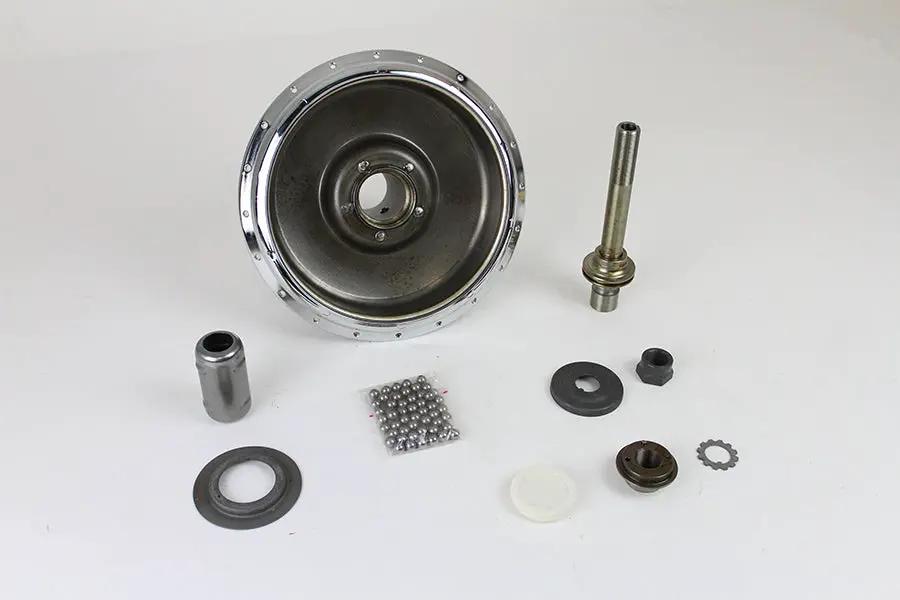 V-Twin 45 Inch W Front Wheel Hub Assembly Chrome for Harley Davidson WL Models by V-Twin