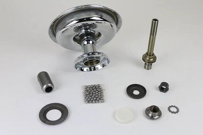 V-Twin 45 Inch W Front Wheel Hub Assembly Chrome for Harley Davidson WL Models by V-Twin