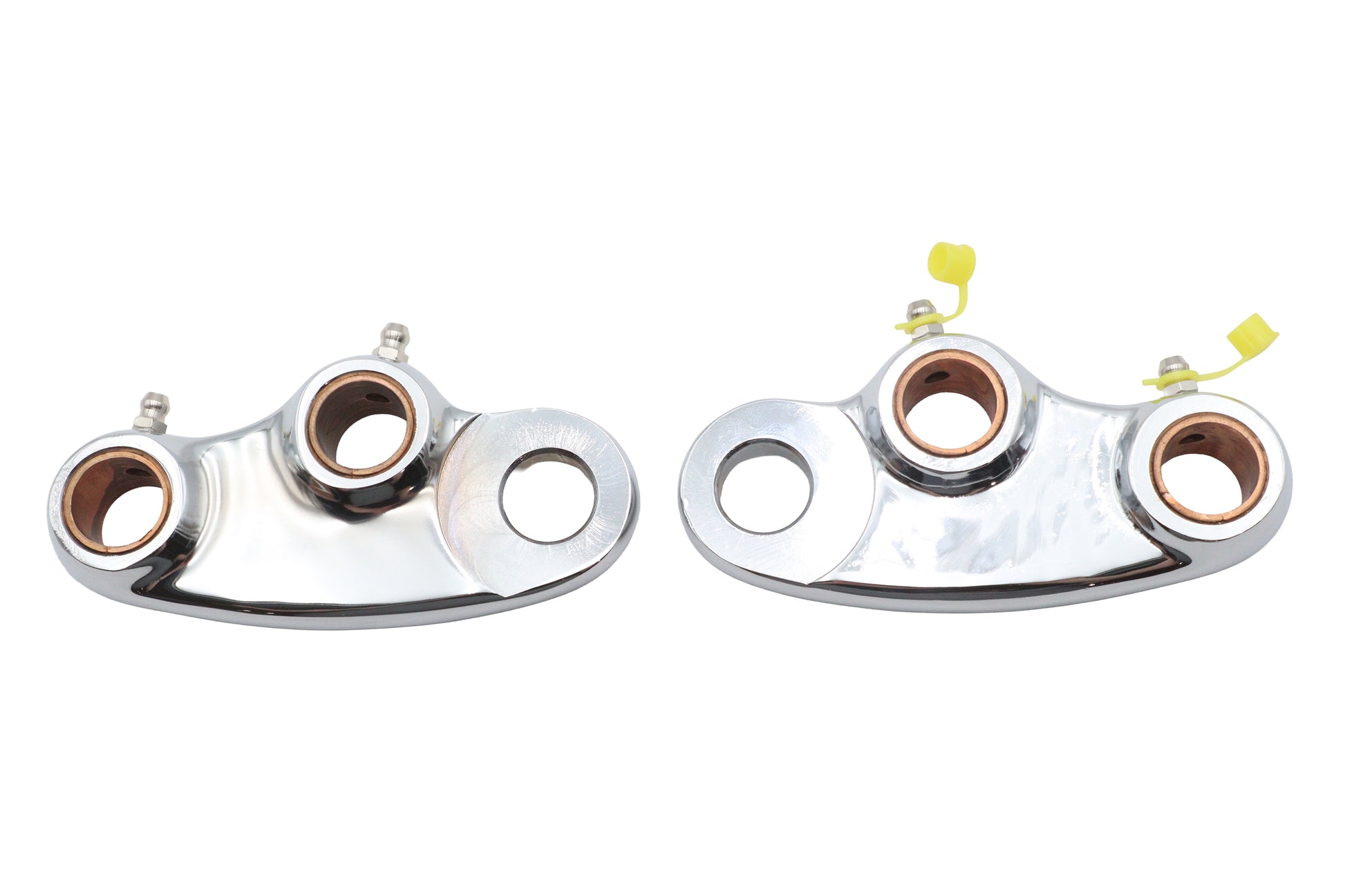V-Twin Spring Fork Rocker Set Chrome for Big Twin 45 Inch or Custom Spring Forks Part #35332