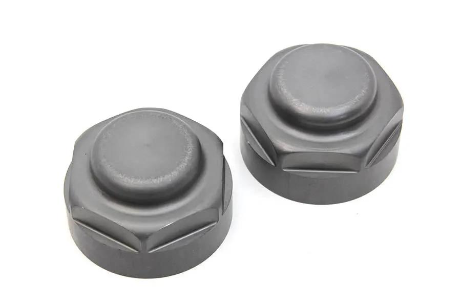V-Twin Parkerized Servi-Car Hub Cap Set for Harley Davidson G (1932-1934) by V-Twin