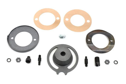 V-Twin Parkerized Front Brake Plate Cover Kit for Harley Davidson WL (1930-1939) by V-Twin