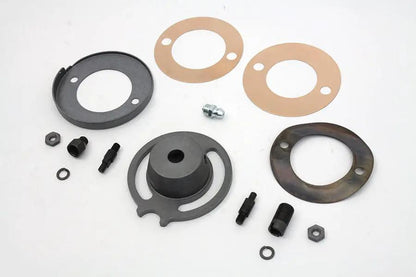 V-Twin Parkerized Front Brake Plate Cover Kit for Harley Davidson WL (1930-1939) by V-Twin