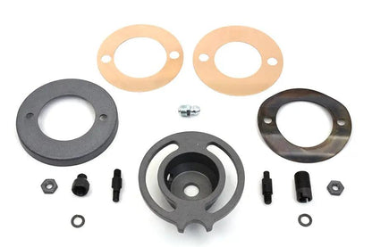 V-Twin Parkerized Front Brake Plate Cover Kit for Harley Davidson WL (1930-1939) by V-Twin