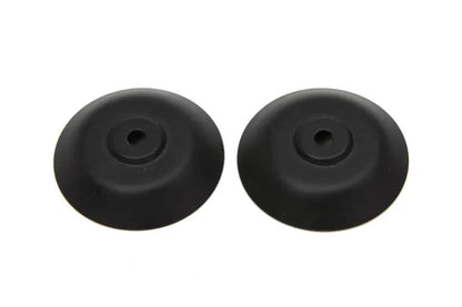 V-Twin Replica Spark Plug Shield Set for Harley Davidson G - Black Finish by V-Twin