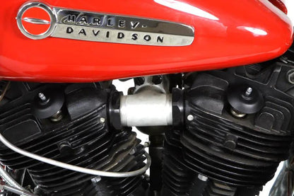 V-Twin Replica Spark Plug Shield Set for Harley Davidson G - Black Finish by V-Twin