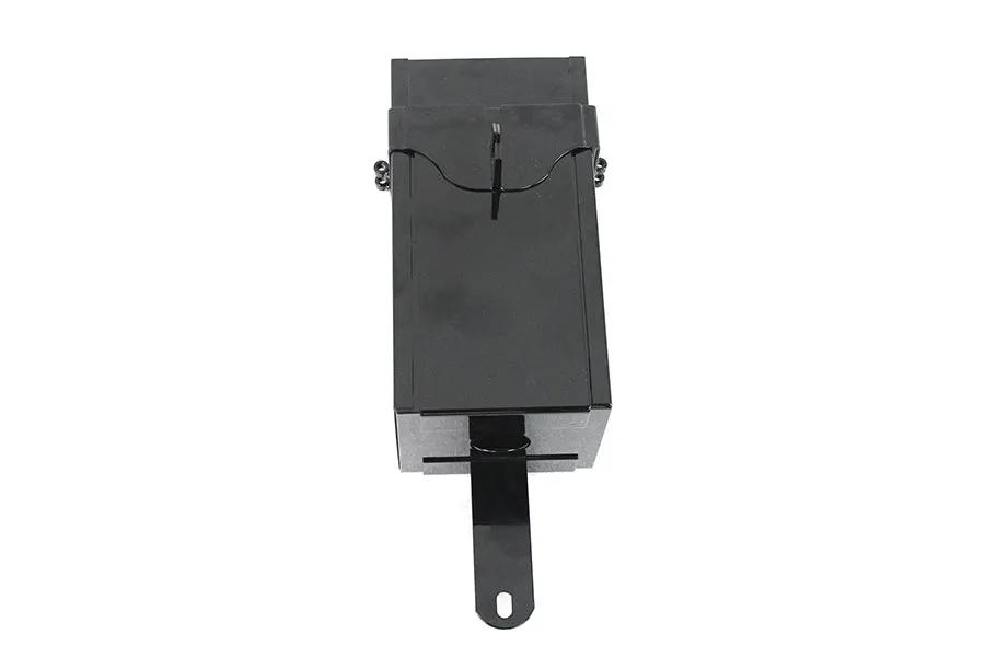 V-Twin D-2682 Black Powder Coated Battery Box for Harley Davidson G Models by V-Twin