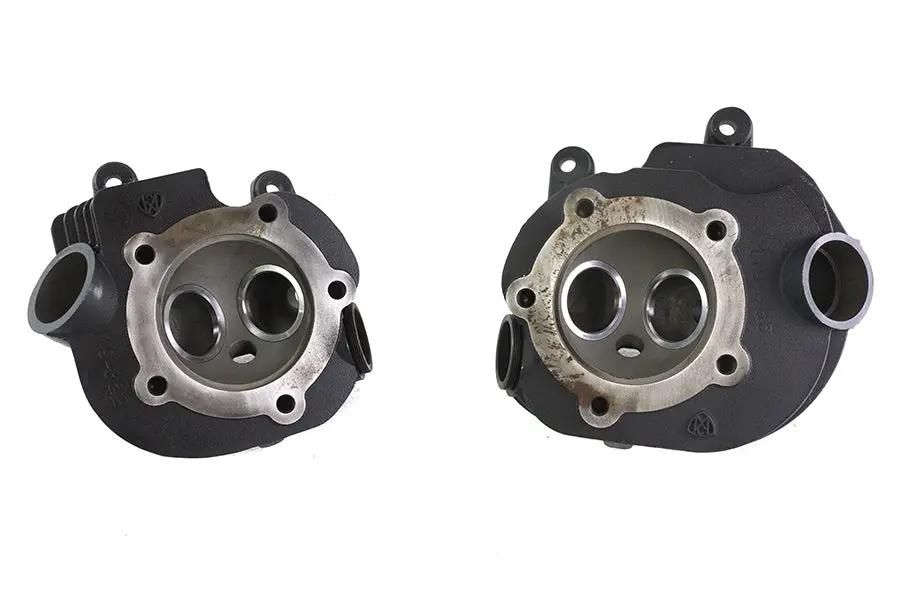 Motortechnic 1936 EL Cylinder Head Set Bare – Vintage Harley Davidson Engine Replacement by Motortechnic