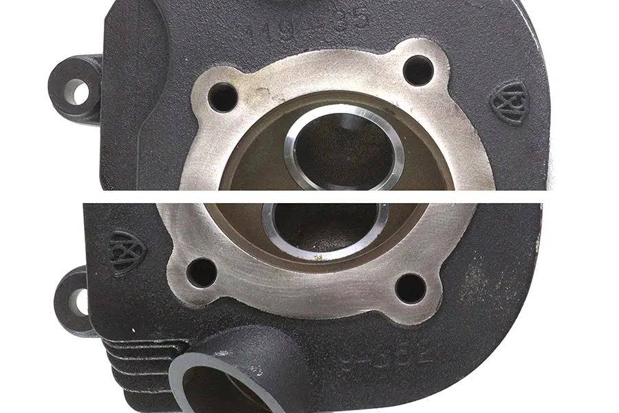 Motortechnic Bare 1938-1939 EL Knucklehead Cylinder Head Set with Small Intake Port by Motortechnic