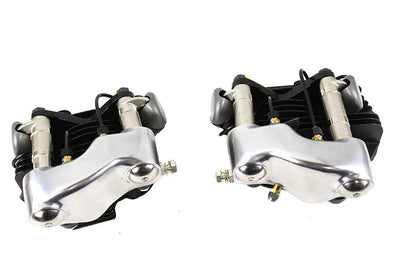 Motortechnic 1936 EL Knucklehead Cylinder Head Set with Black Finish by Motortechnic