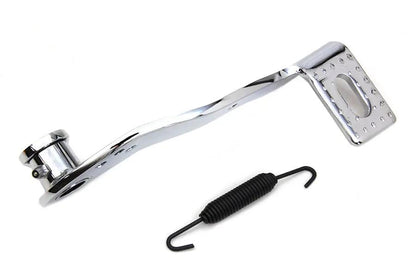 V-Twin Chrome Brake Pedal Kit for Harley Davidson WL - Replica 45 Style with Foot Grip Surface by V-Twin
