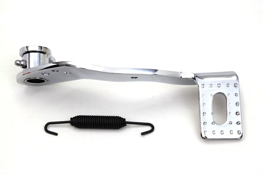 V-Twin Chrome Brake Pedal Kit for Harley Davidson WL - Replica 45 Style with Foot Grip Surface by V-Twin