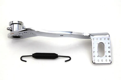 V-Twin Chrome Brake Pedal Kit for Harley Davidson WL - Replica 45 Style with Foot Grip Surface by V-Twin