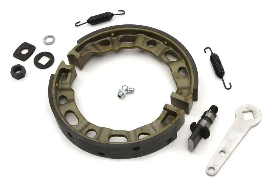 V-Twin Front Brake Shoe Kit for Harley Davidson W Models (1941-1950) by V-Twin