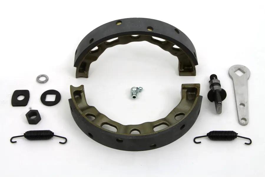 V-Twin Front Brake Shoe Kit for Harley Davidson W Models (1941-1950) by V-Twin
