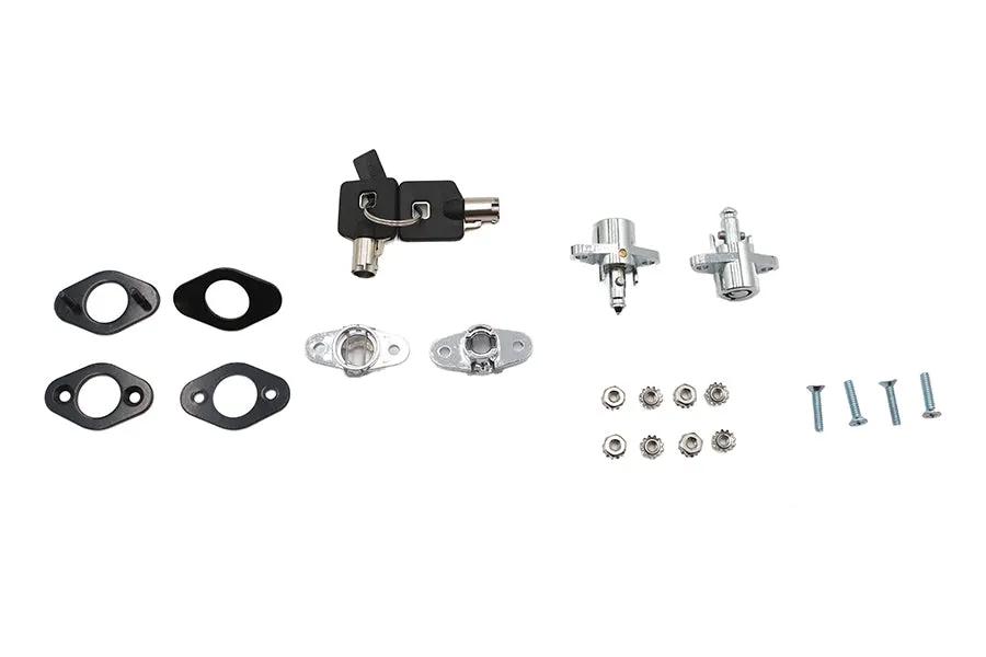 V-Twin Universal Saddlebag Lock Kit S77-0151 for Harley Davidson Motorcycles by V-Twin