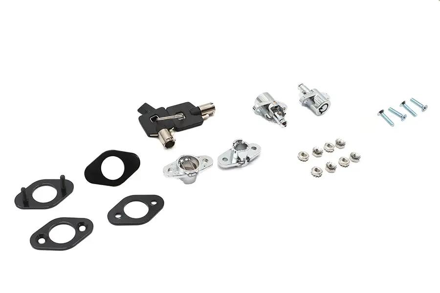 V-Twin Universal Saddlebag Lock Kit S77-0151 for Harley Davidson Motorcycles by V-Twin