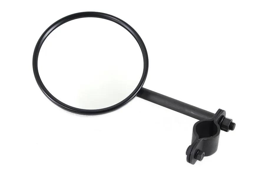V-Twin Tall Spring Fork Black 5 Inch Mirror for Harley Davidson FL and EL Models by V-Twin