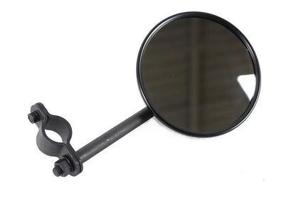 V-Twin Tall Spring Fork Black 5 Inch Mirror for Harley Davidson FL and EL Models by V-Twin