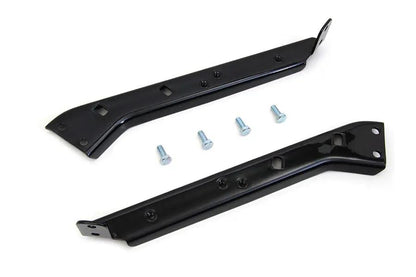 V-Twin Black Saddlebag Guard Kit Brackets for Harley Davidson FLT (1979-1988) by V-Twin
