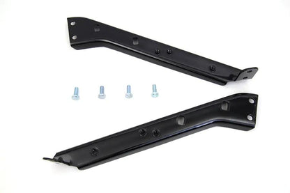 V-Twin Black Saddlebag Guard Kit Brackets for Harley Davidson FLT (1979-1988) by V-Twin