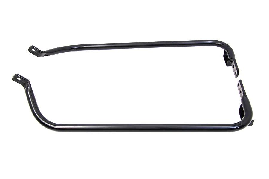 V-Twin Lower Saddlebag Guard Set Black for Harley Davidson FLTR and FLHRS Models by V-Twin
