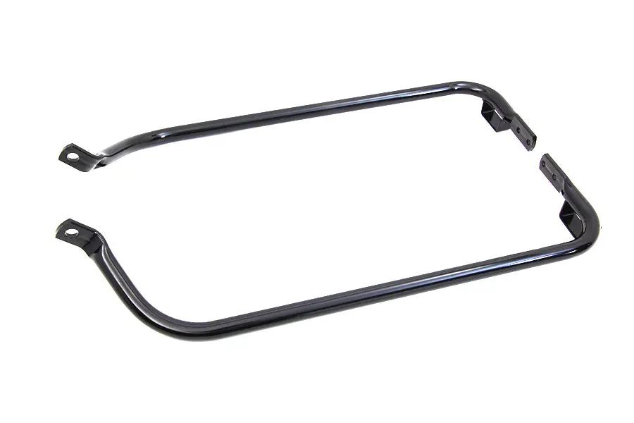 V-Twin Lower Saddlebag Guard Set Black for Harley Davidson FLTR and FLHRS Models by V-Twin