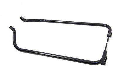 V-Twin Lower Saddlebag Guard Set Black for Harley Davidson FLTR and FLHRS Models by V-Twin