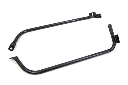 V-Twin Lower Saddlebag Guard Set Black for Harley Davidson FLTR and FLHRS Models by V-Twin