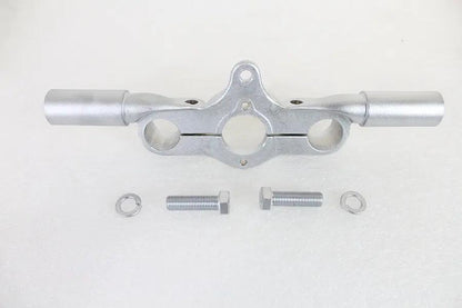 V-Twin Top Triple Tree Inline Satin Nickel for Harley Davidson EL and FL Models by V-Twin