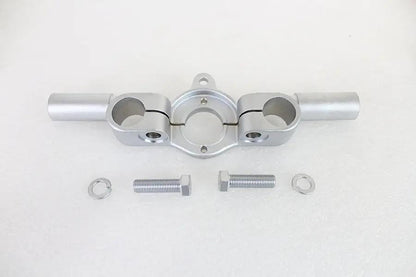 V-Twin Top Triple Tree Inline Satin Nickel for Harley Davidson EL and FL Models by V-Twin