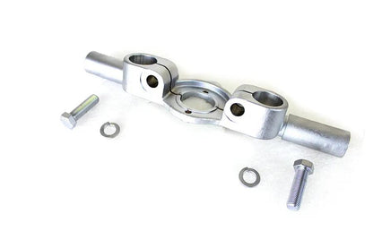 V-Twin Top Triple Tree Inline Satin Nickel for Harley Davidson EL and FL Models by V-Twin