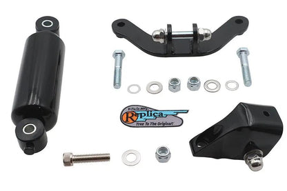 V-Twin Retro Spring Fork Shock Assembly in Black - Part 49-1567 by V-Twin