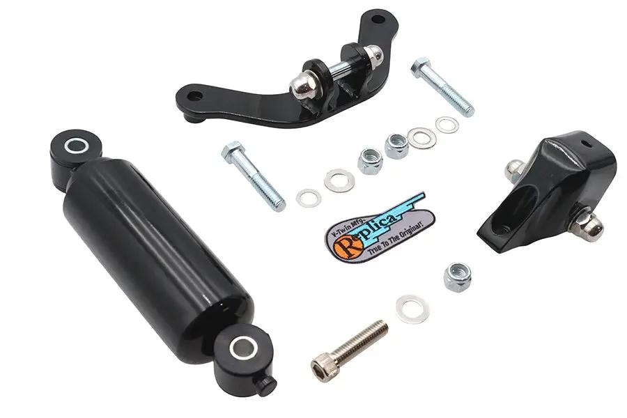 V-Twin Retro Spring Fork Shock Assembly in Black - Part 49-1567 by V-Twin