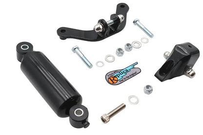 V-Twin Retro Spring Fork Shock Assembly in Black - Part 49-1567 by V-Twin