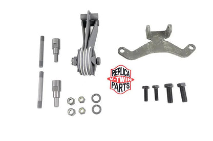 V-Twin WR Parkerized Spring Fork Scissor Steering Damper Kit for Harley Davidson EL Models by V-Twin