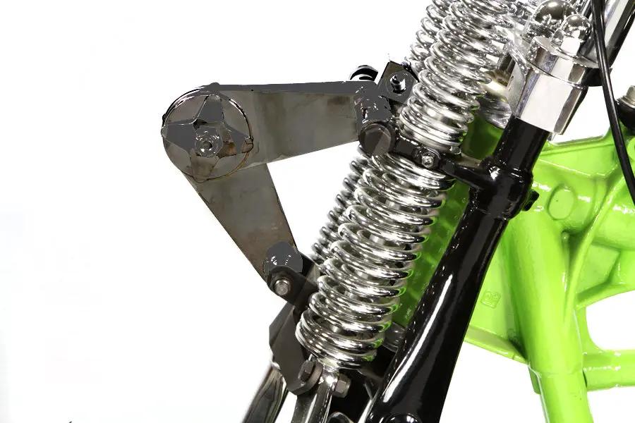 V-Twin WR Parkerized Spring Fork Scissor Steering Damper Kit for Harley Davidson EL Models by V-Twin