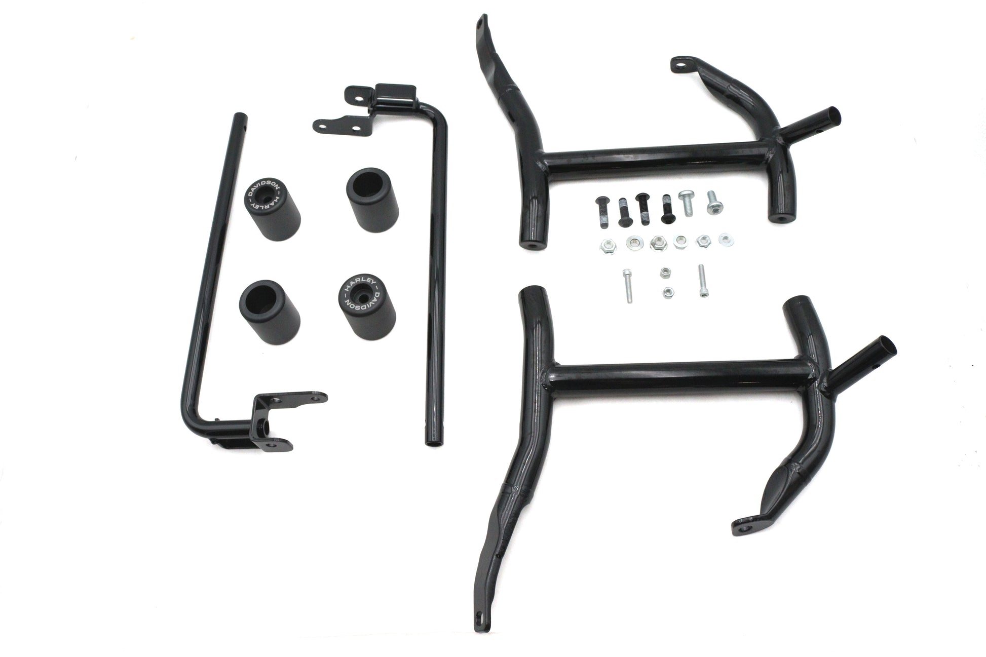 OE Saddlebag Guard Kit Gloss Black for Harley Davidson FLHX and FLTRX Models
