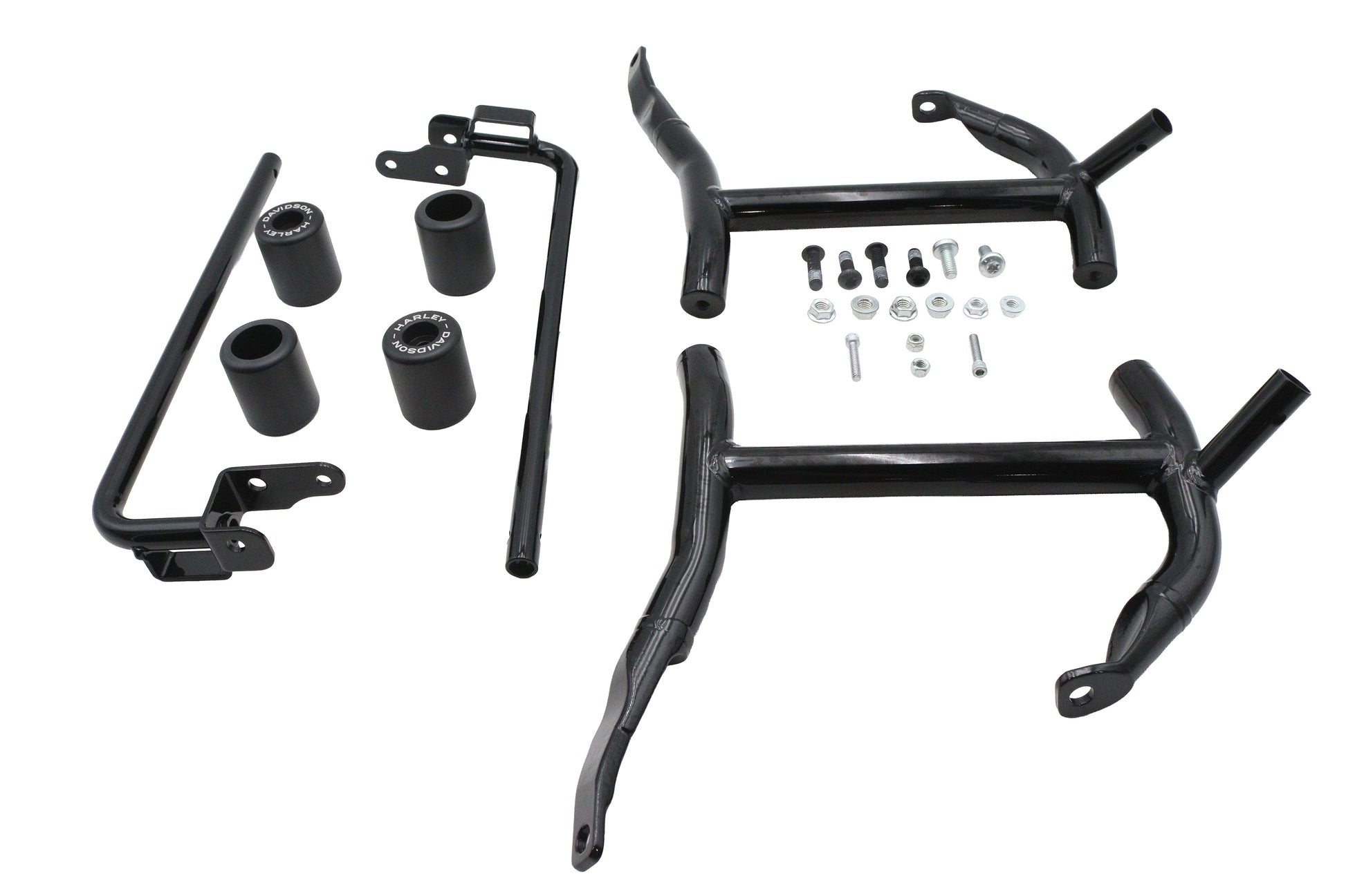 OE Saddlebag Guard Kit Gloss Black for Harley Davidson FLHX and FLTRX Models