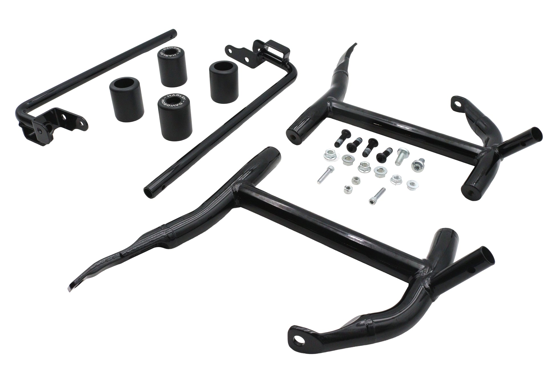 OE Saddlebag Guard Kit Gloss Black for Harley Davidson FLHX and FLTRX Models