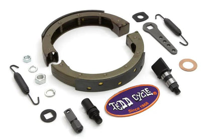 V-Twin Spring Fork Front Brake Shoe Kit for Harley Davidson EL 1936-1945 by V-Twin